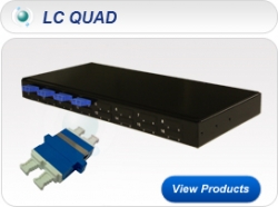 LC QUAD 1U 19” Singlemode Fixed Patch Panel